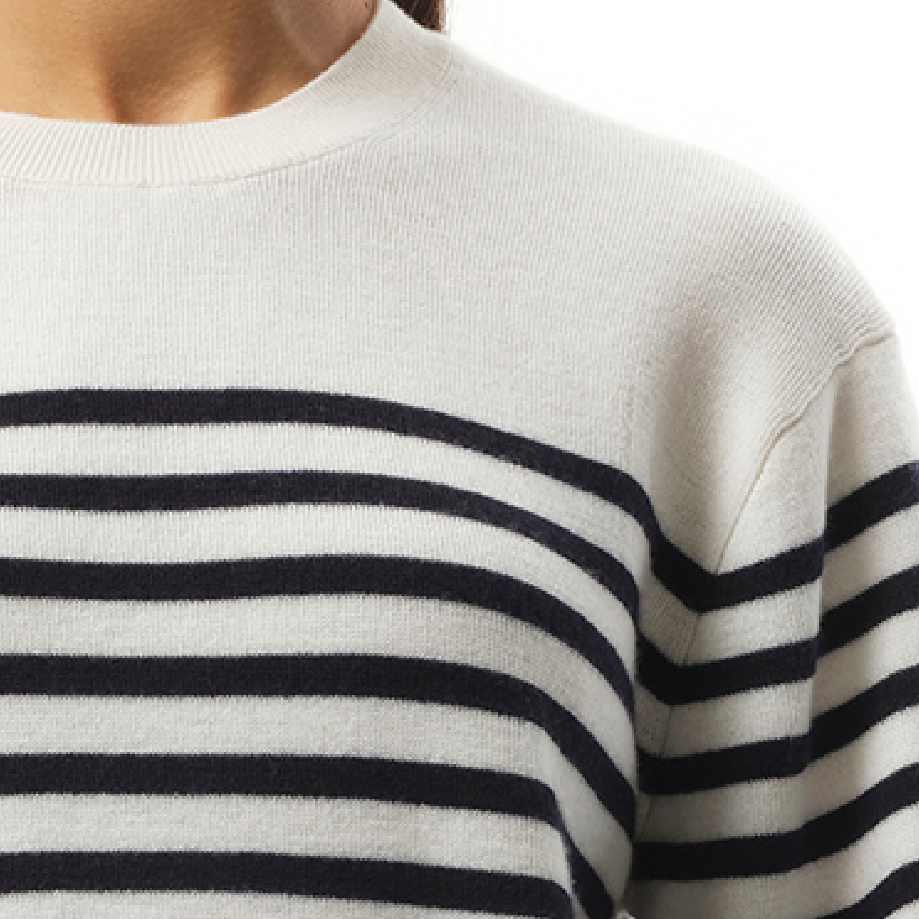 Viola Sweater in Glaze/Midnight Navy - 3