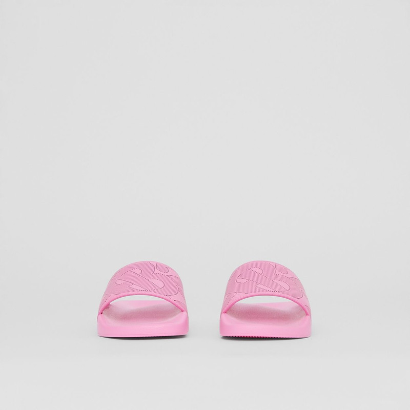 Perforated Monogram Leather Slides 5