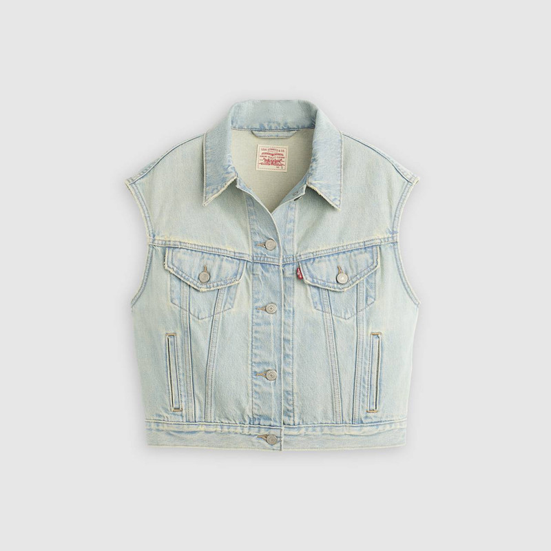 SHRUNKEN '90S TRUCKER VEST 5
