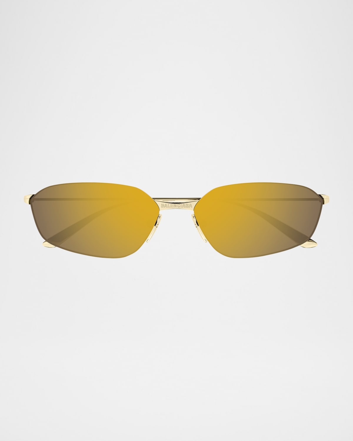 Metal Square Sunglasses - 1