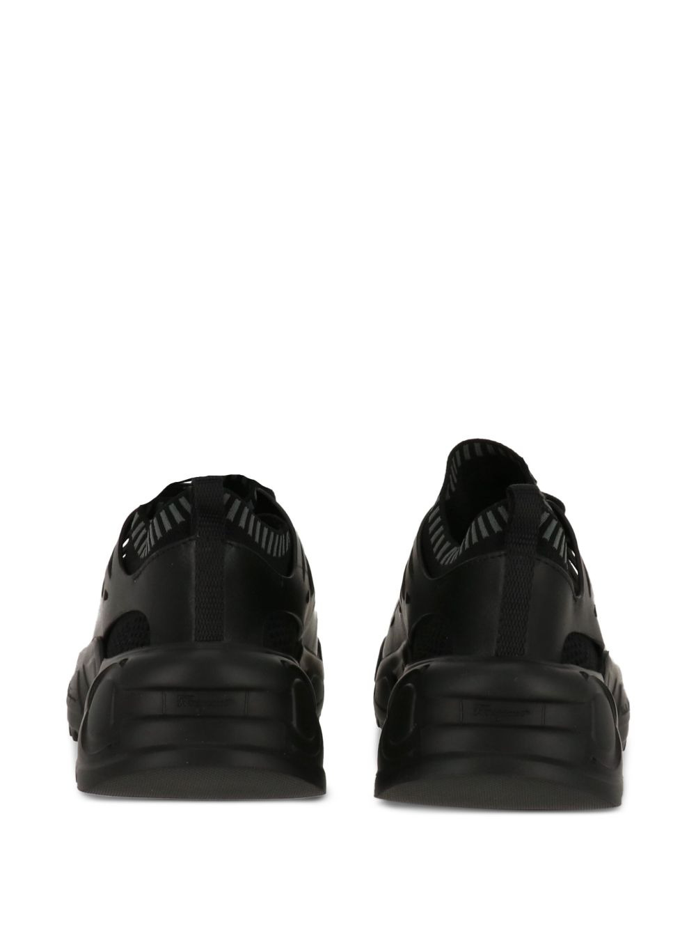 lace-up cut-out detail sneakers - 3