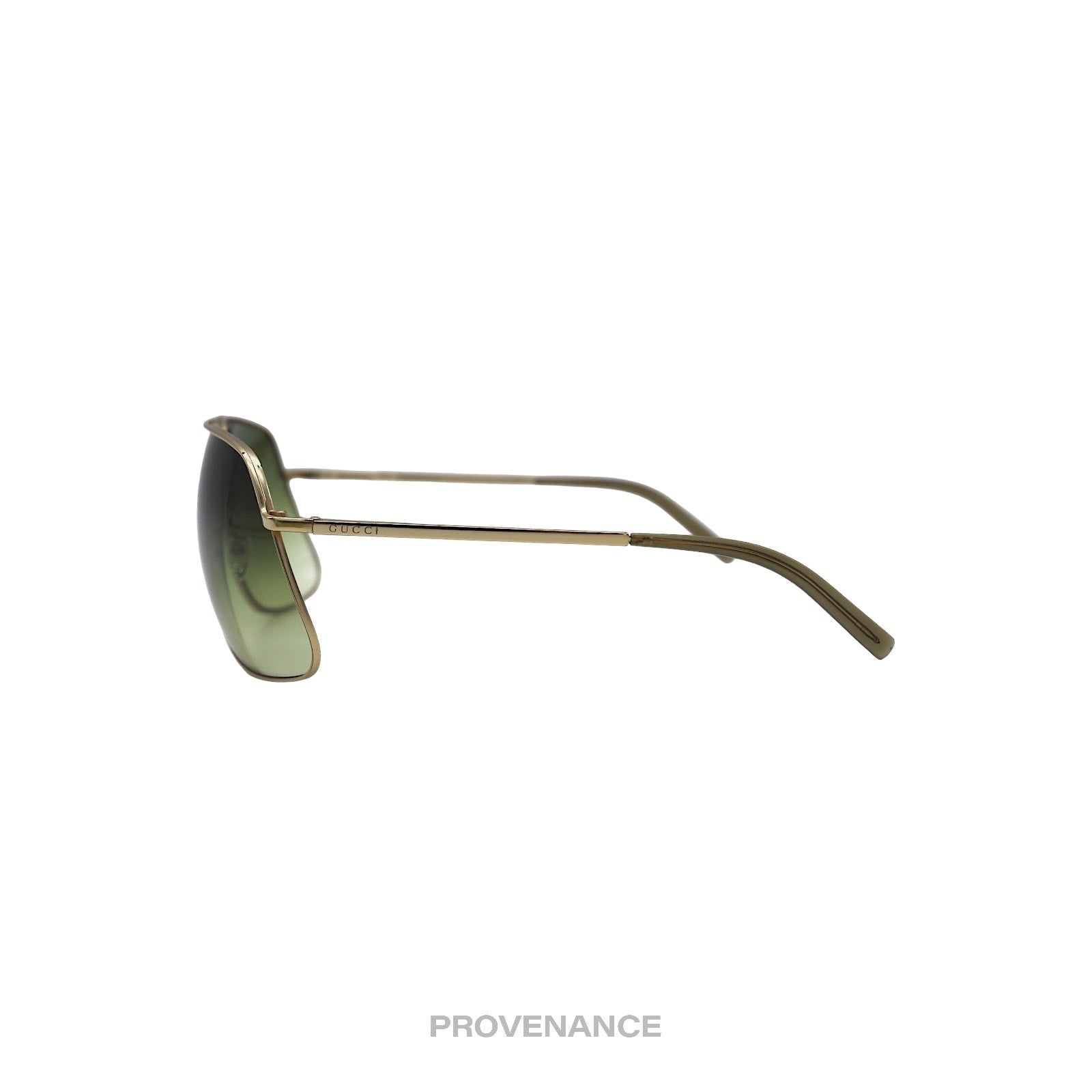 Gucci Extended Aviator Sunglasses - Brushed Gold - 4