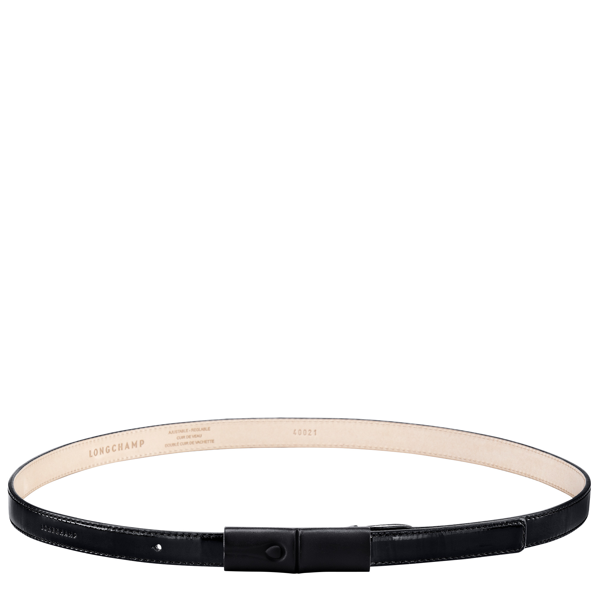 Le Roseau Ladies' belt Black - Leather - 1