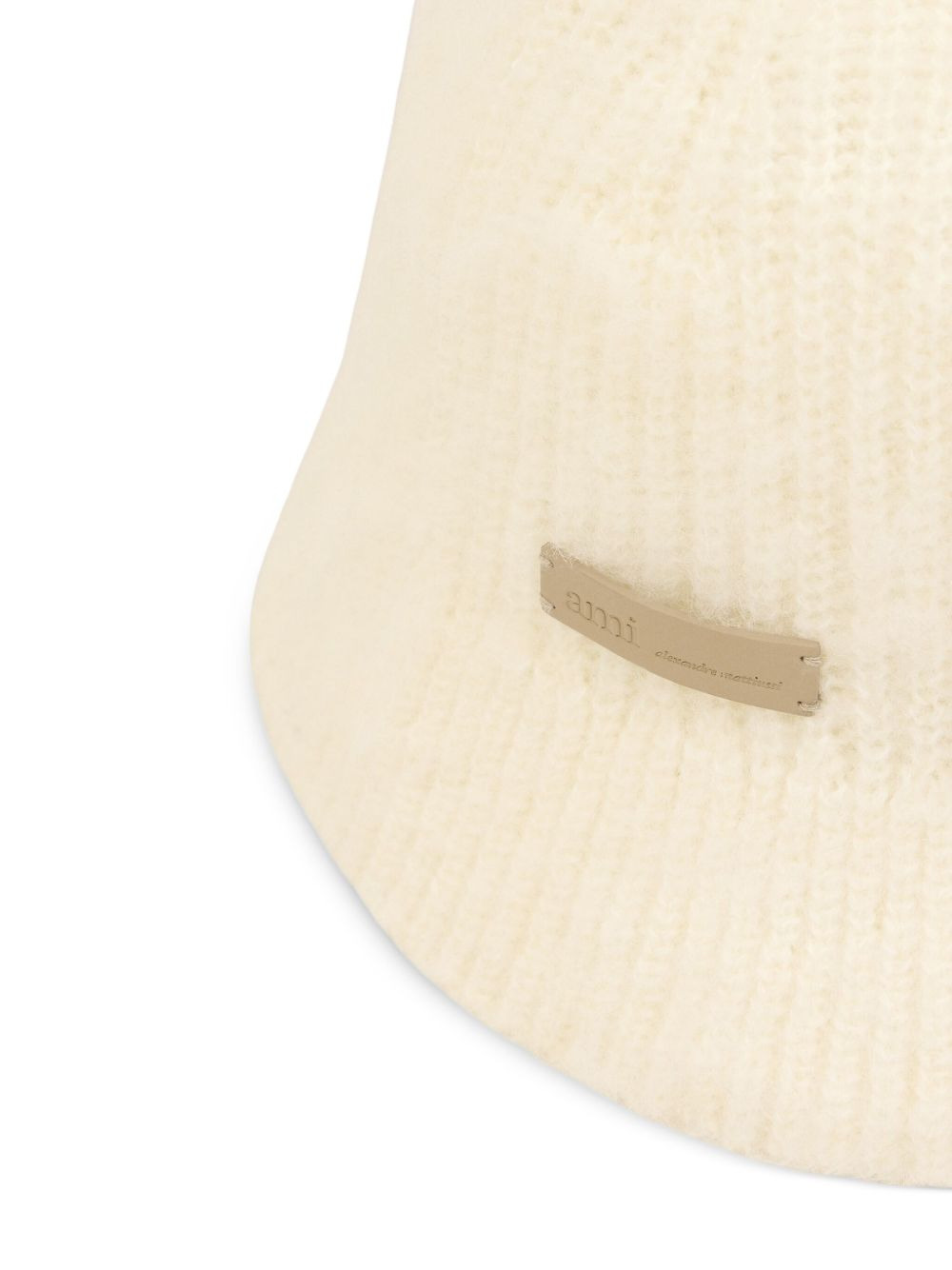 ribbed mohair bucket hat - 3
