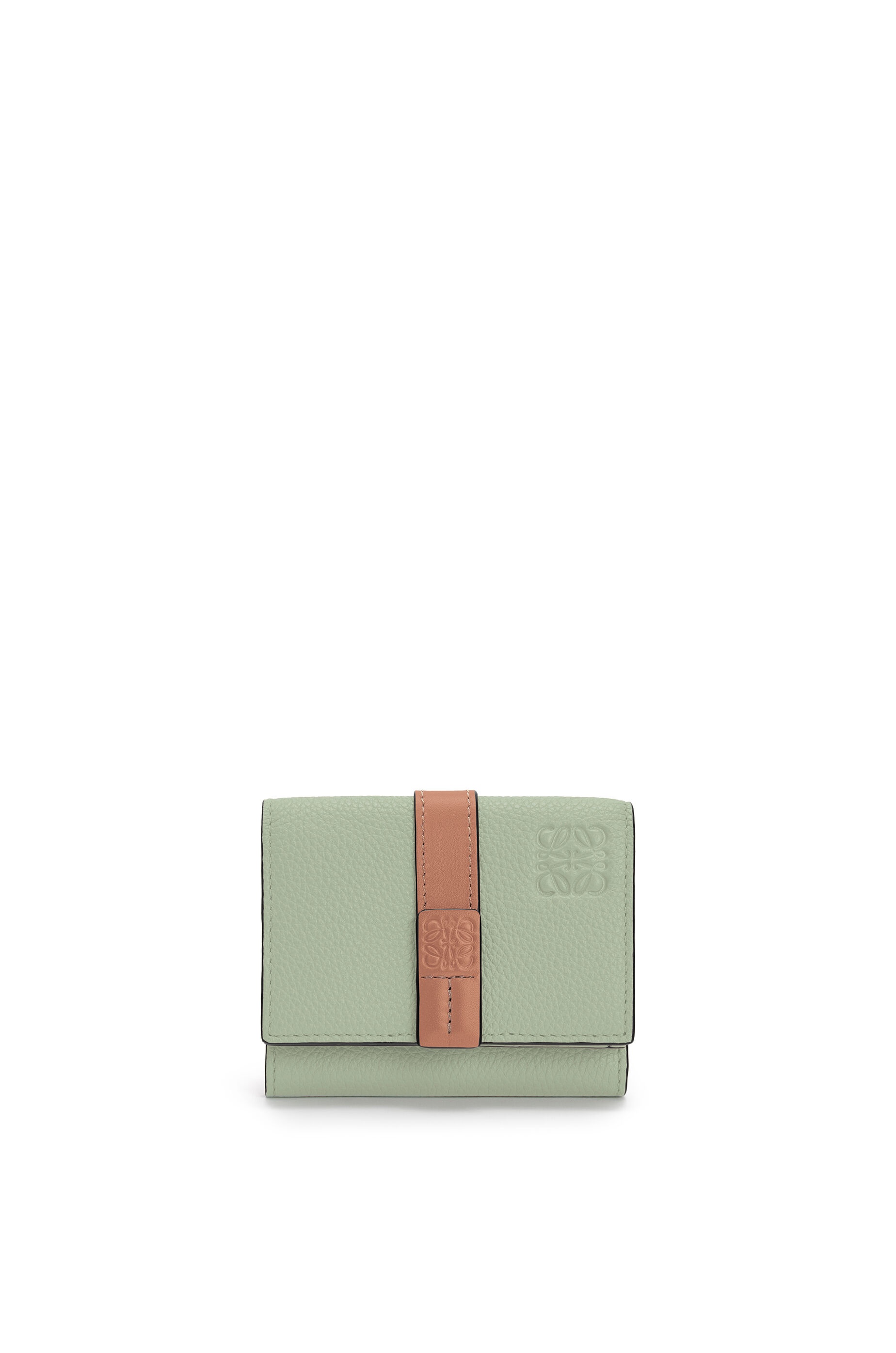 Trifold wallet in soft grained calfskin - 1