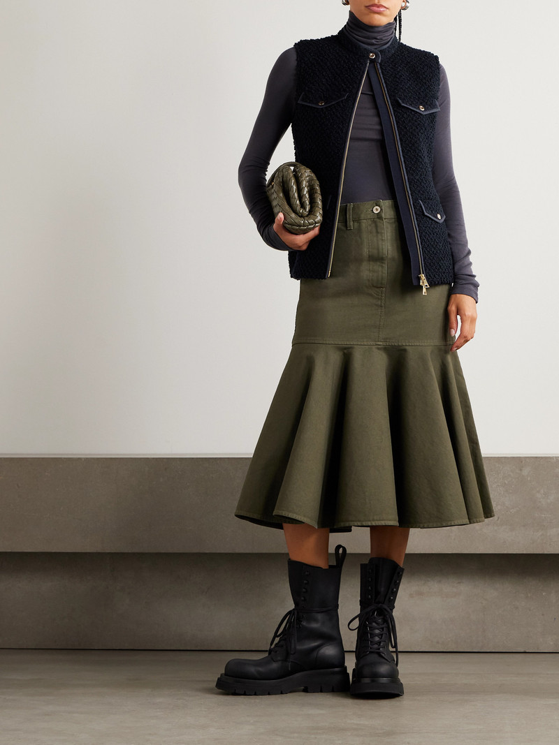 Moncler Fallavier Appliquéd Quilted Shell And Wool-bouclé Down Vest outlook