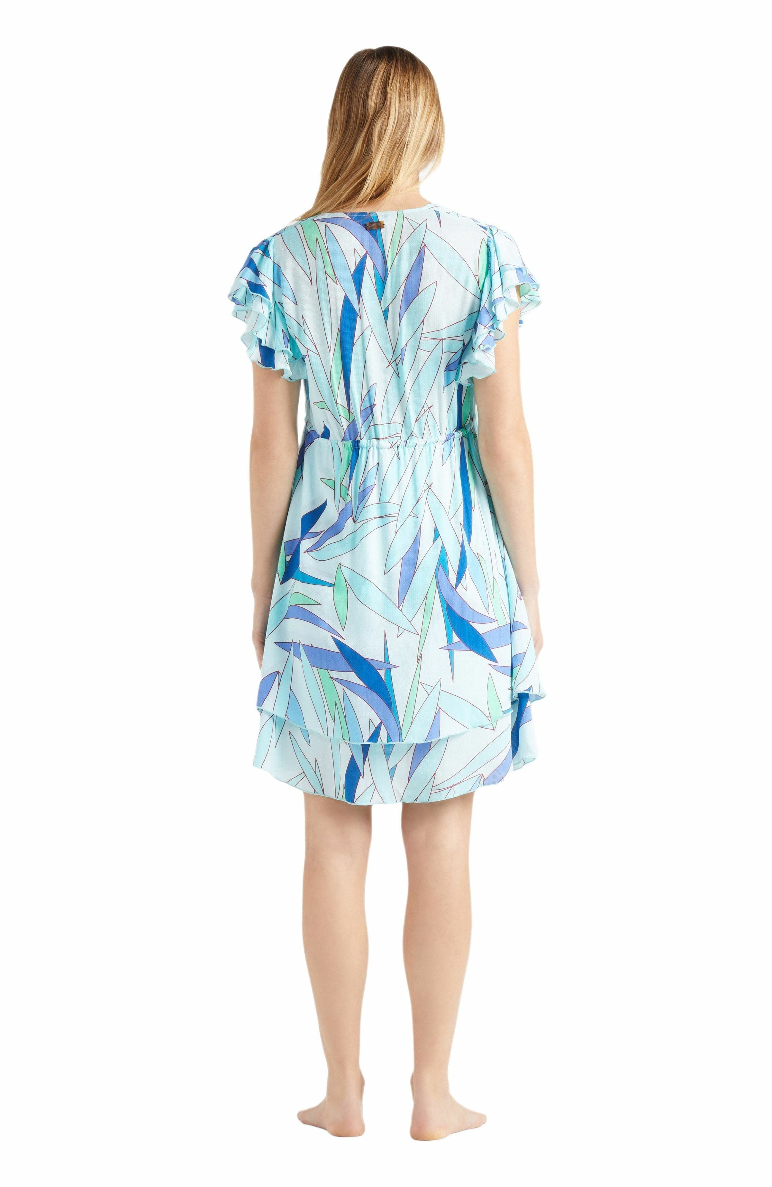 Vilebrequin Women's Madrague Short Rayon Dress in Thalassa at Nordstrom - 4