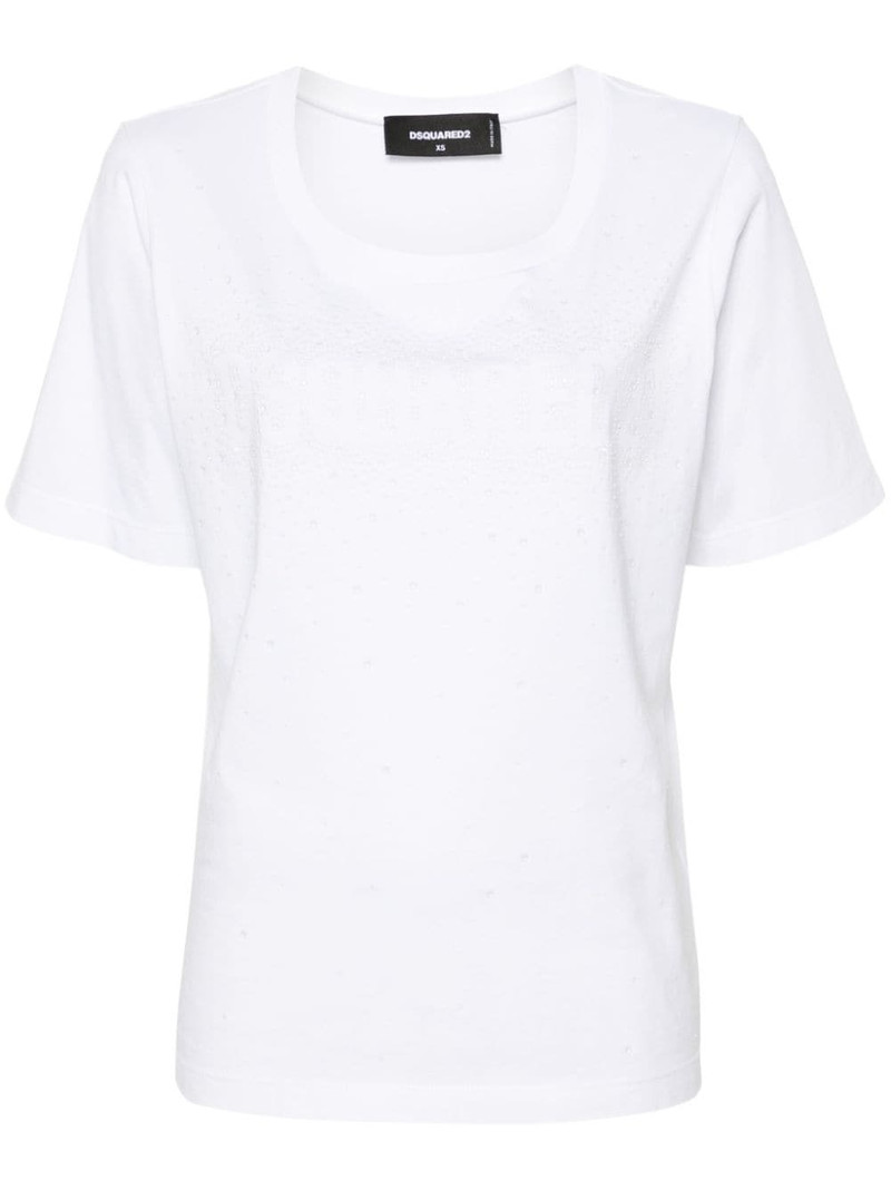Easy Fit crystal-embellished T-shirt 1
