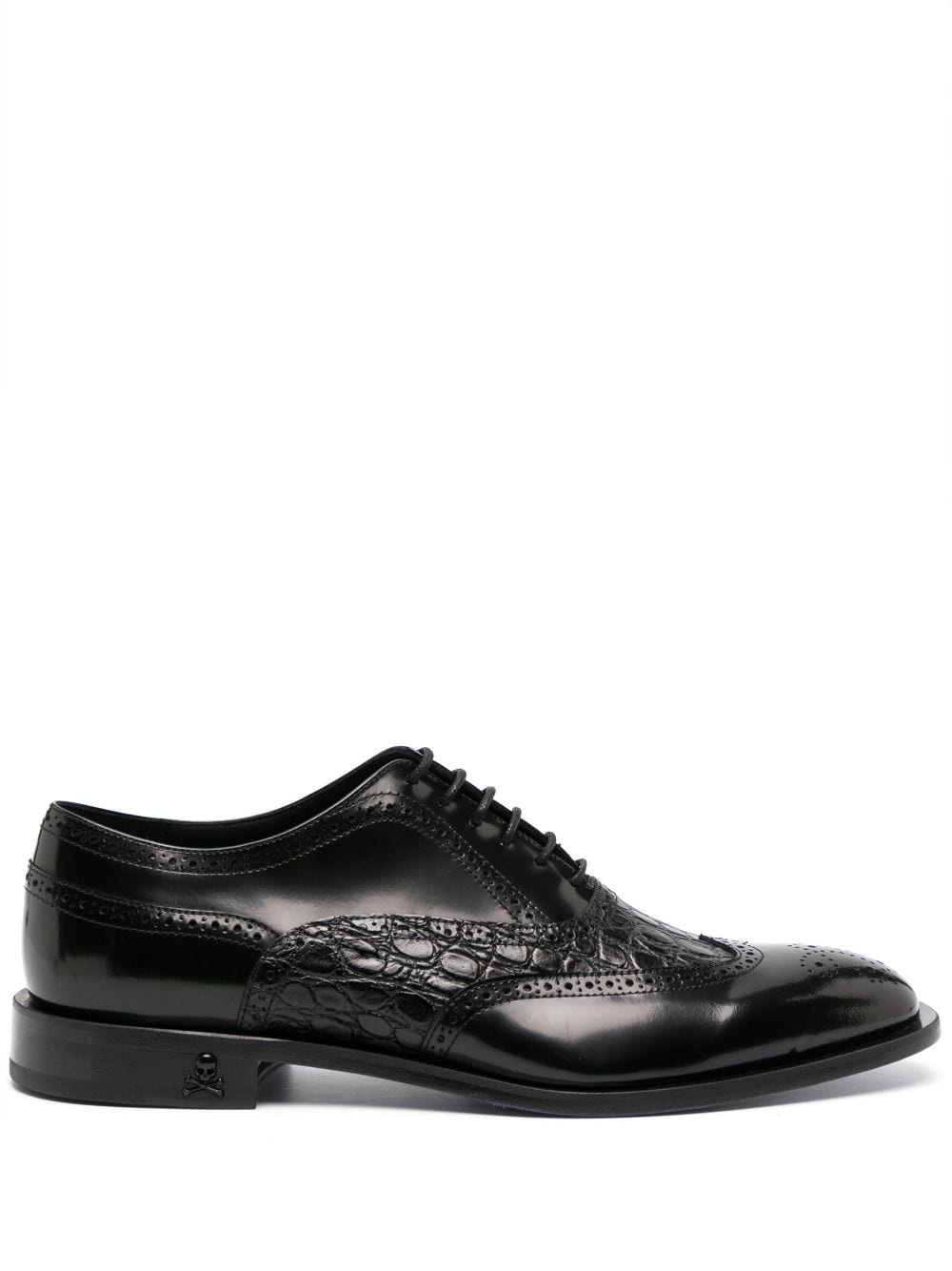 Leather Derby oxford shoes - 1