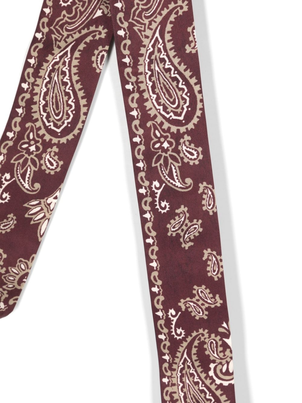 paisley-print silk scarf - 3