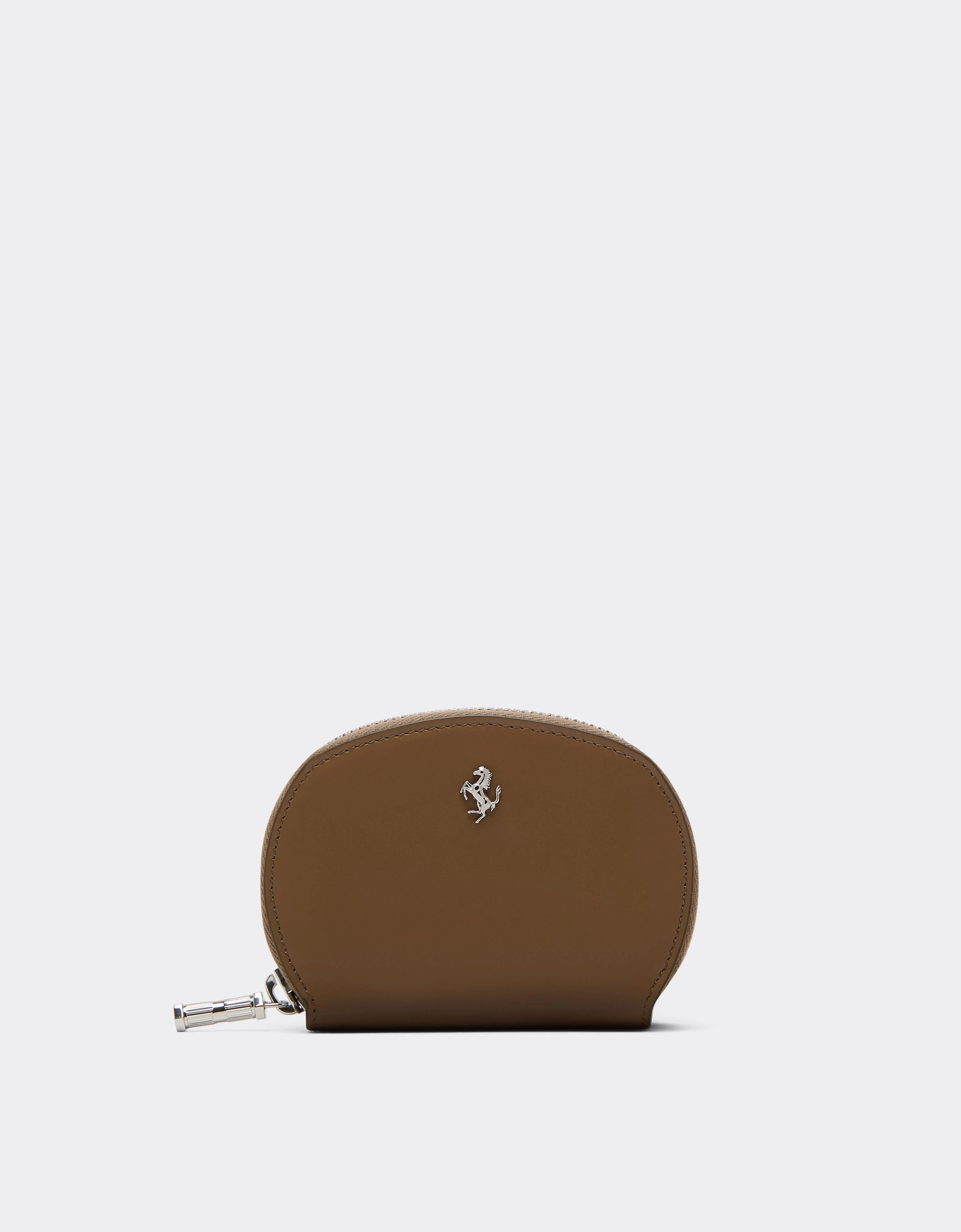 Smooth Leather Zip-Up Wallet - 1
