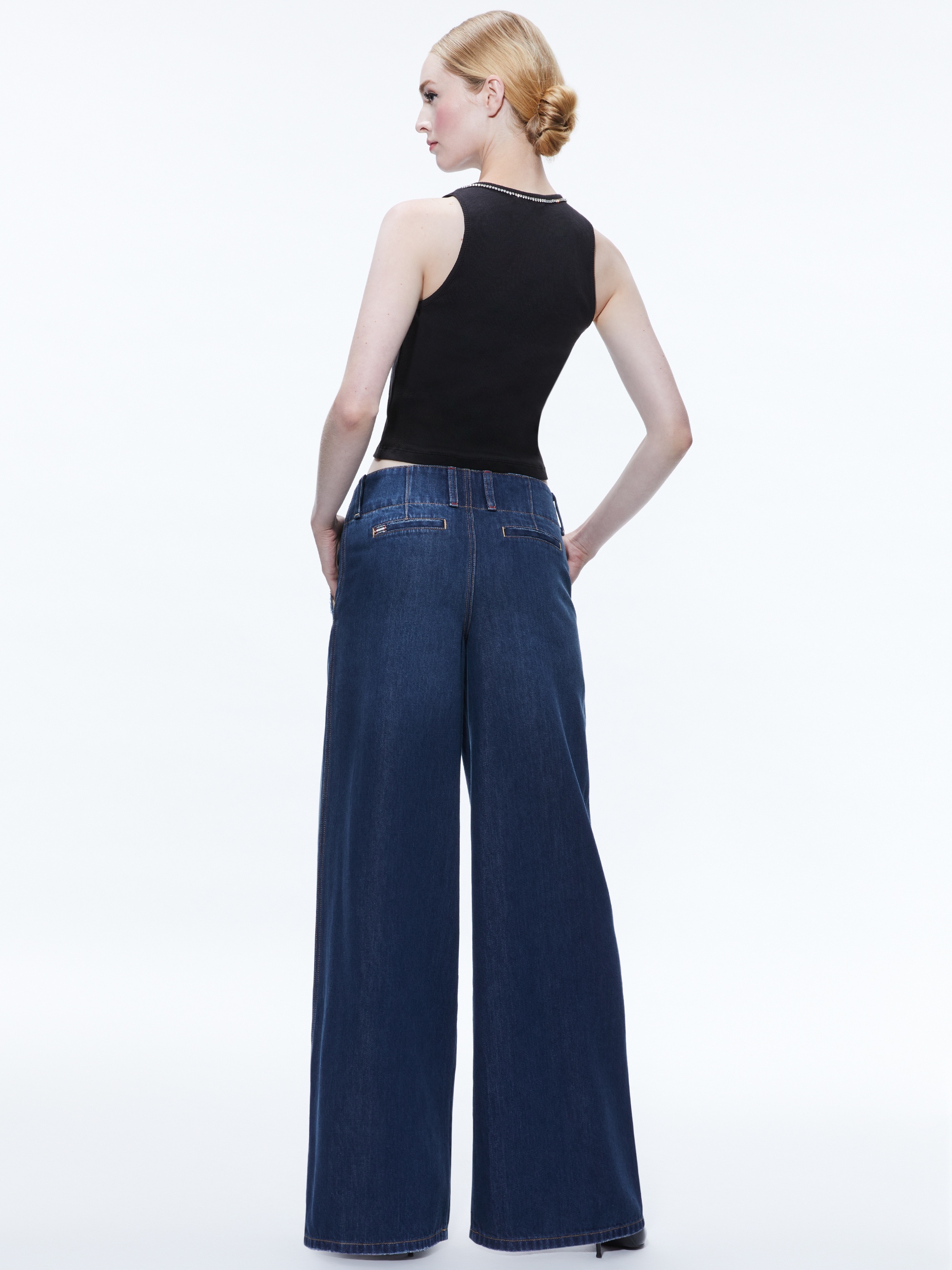 ANDERS LOW RISE PLEATED JEAN - 2