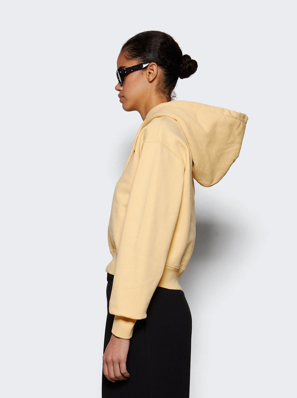 Gros Grain Hoodie Light Beige - 4