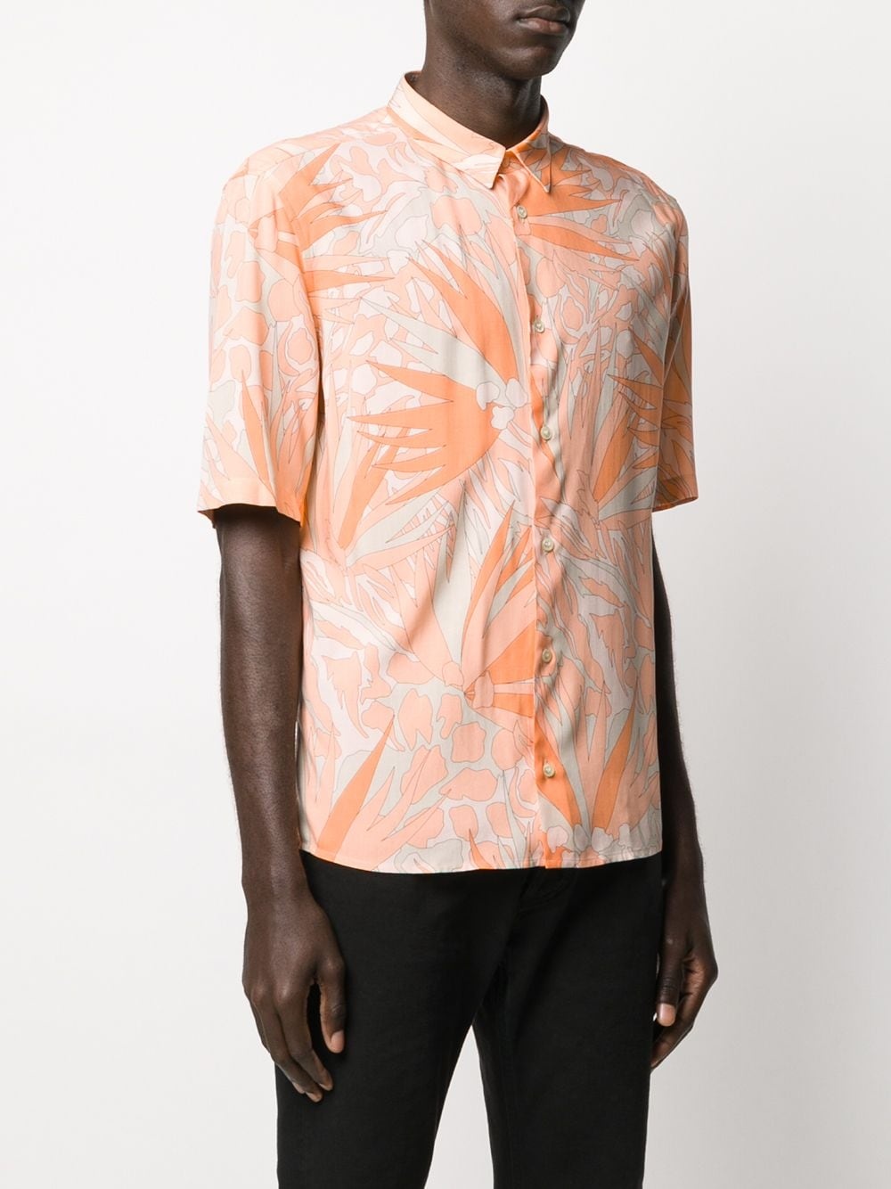 Jungle Flower print short-sleeved shirt - 3