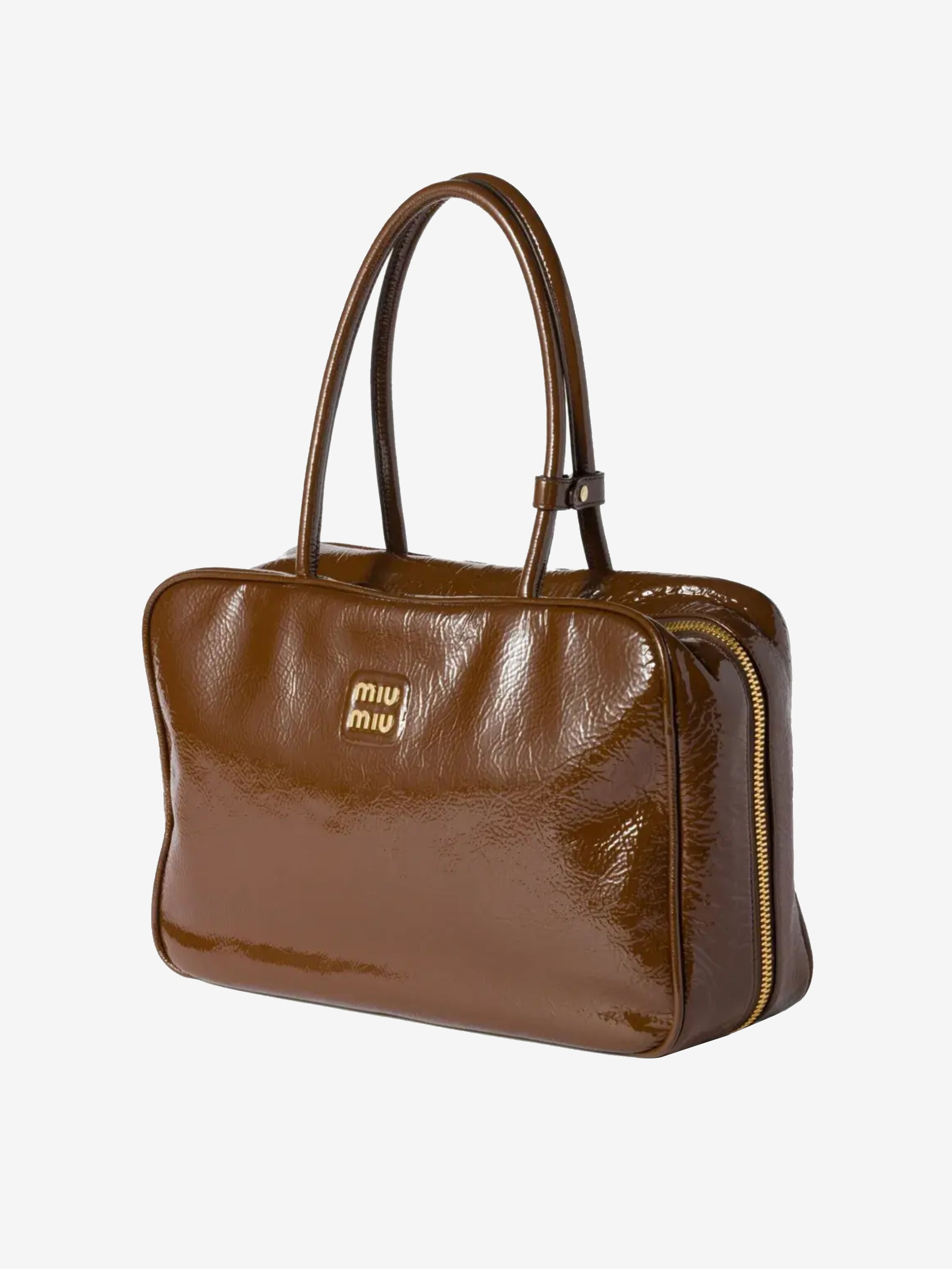MIU MIU - Women Beau Naplak Patent Leather Bag - 2