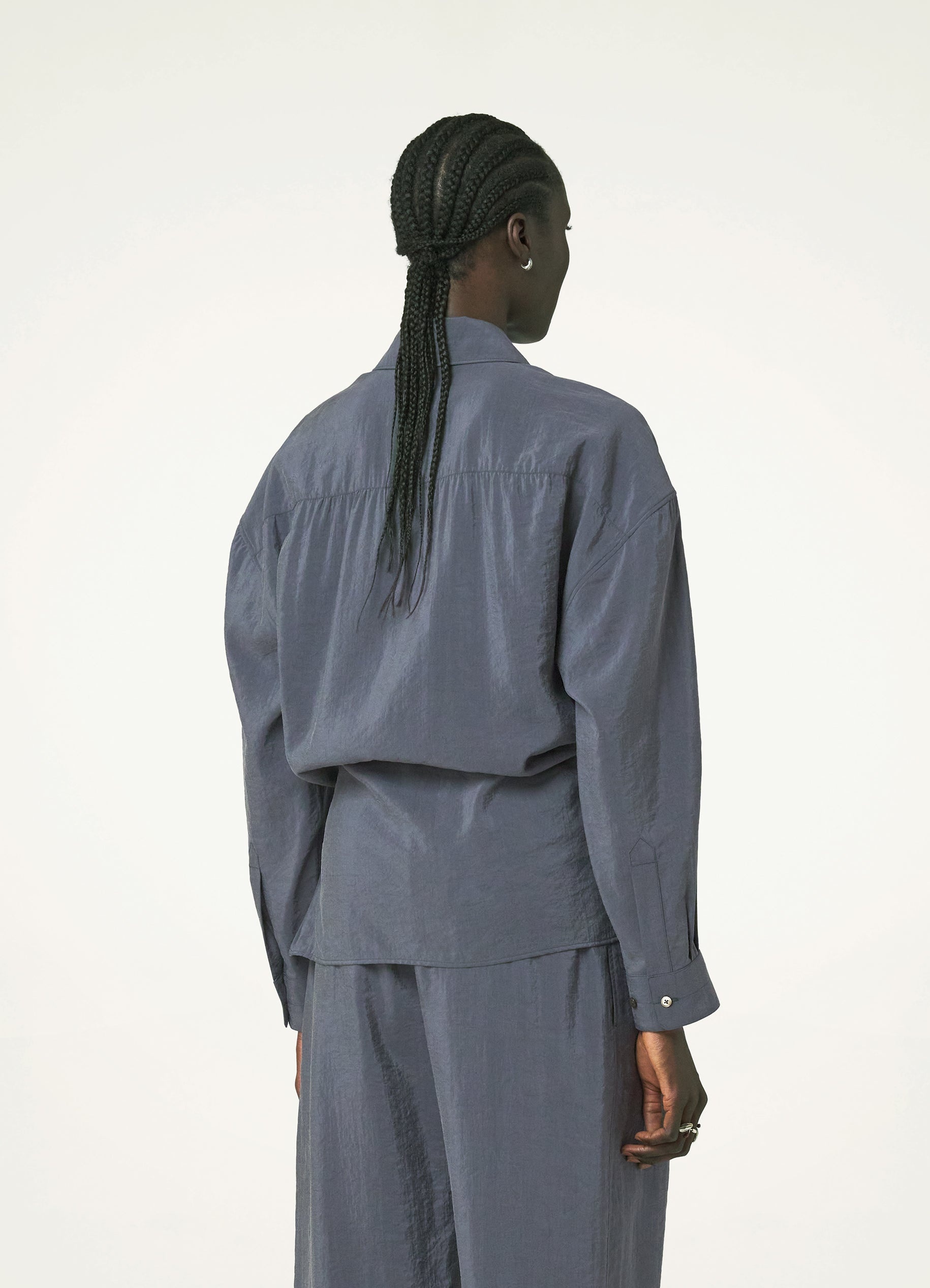 Lemaire STRAIGHT COLLAR TWISTED SHIRT | REVERSIBLE