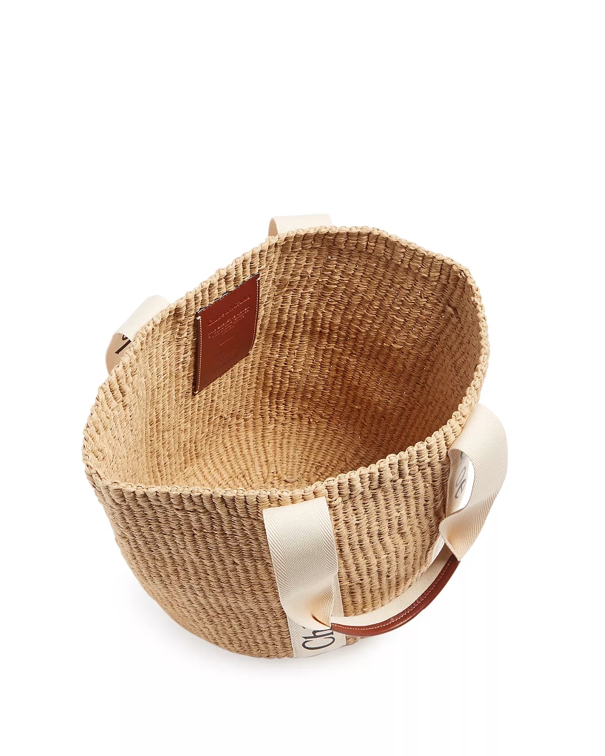 x Mifuko Woody Large Woven Basket Tote - 3