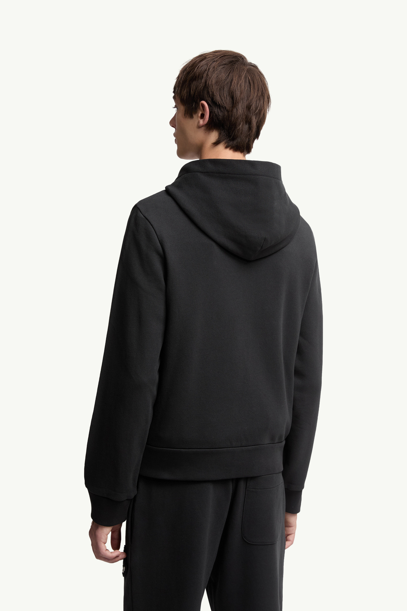 Logo Cotton Zip-Up Hoodie - 5