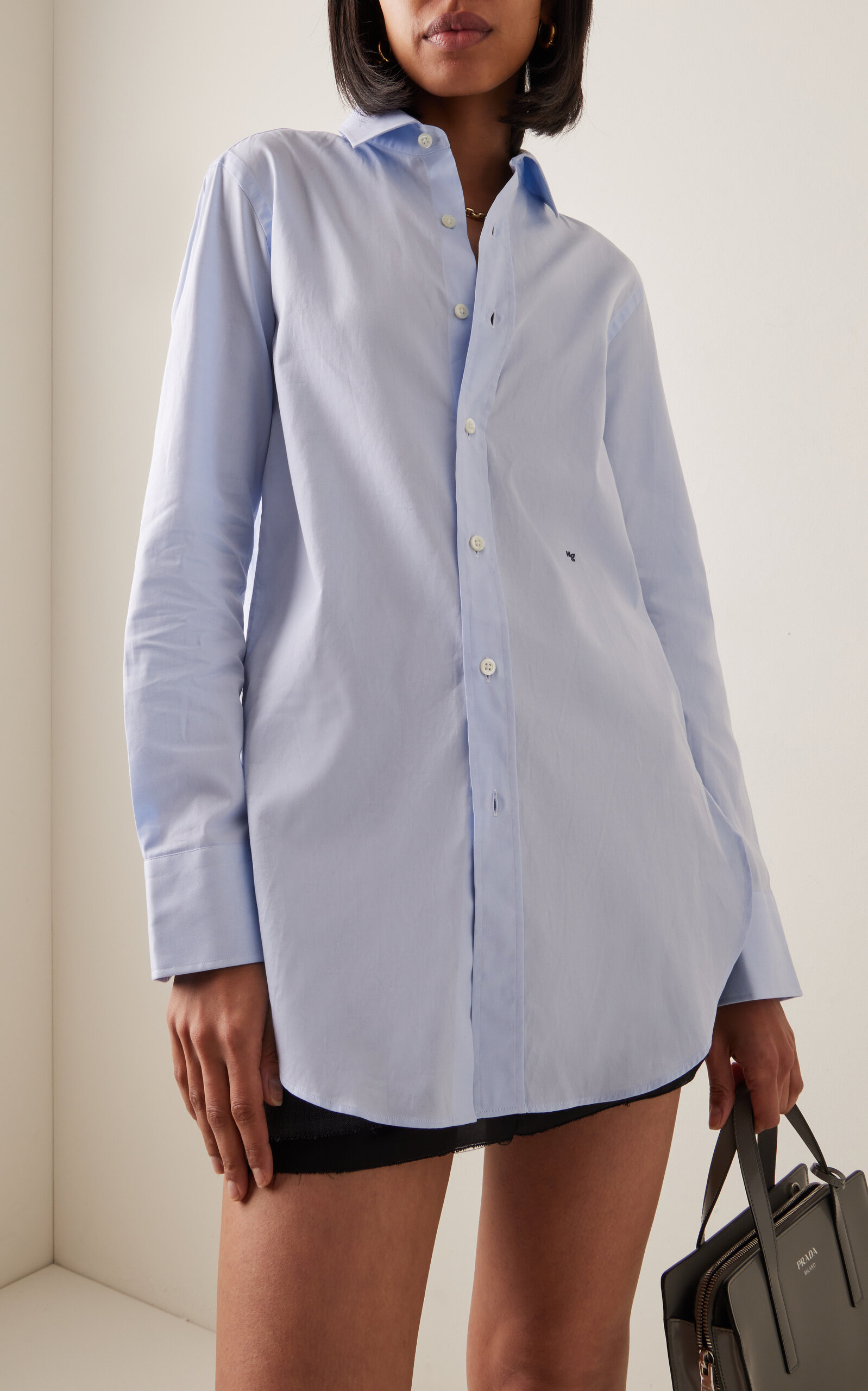 Classic Cotton Shirt light blue - 3