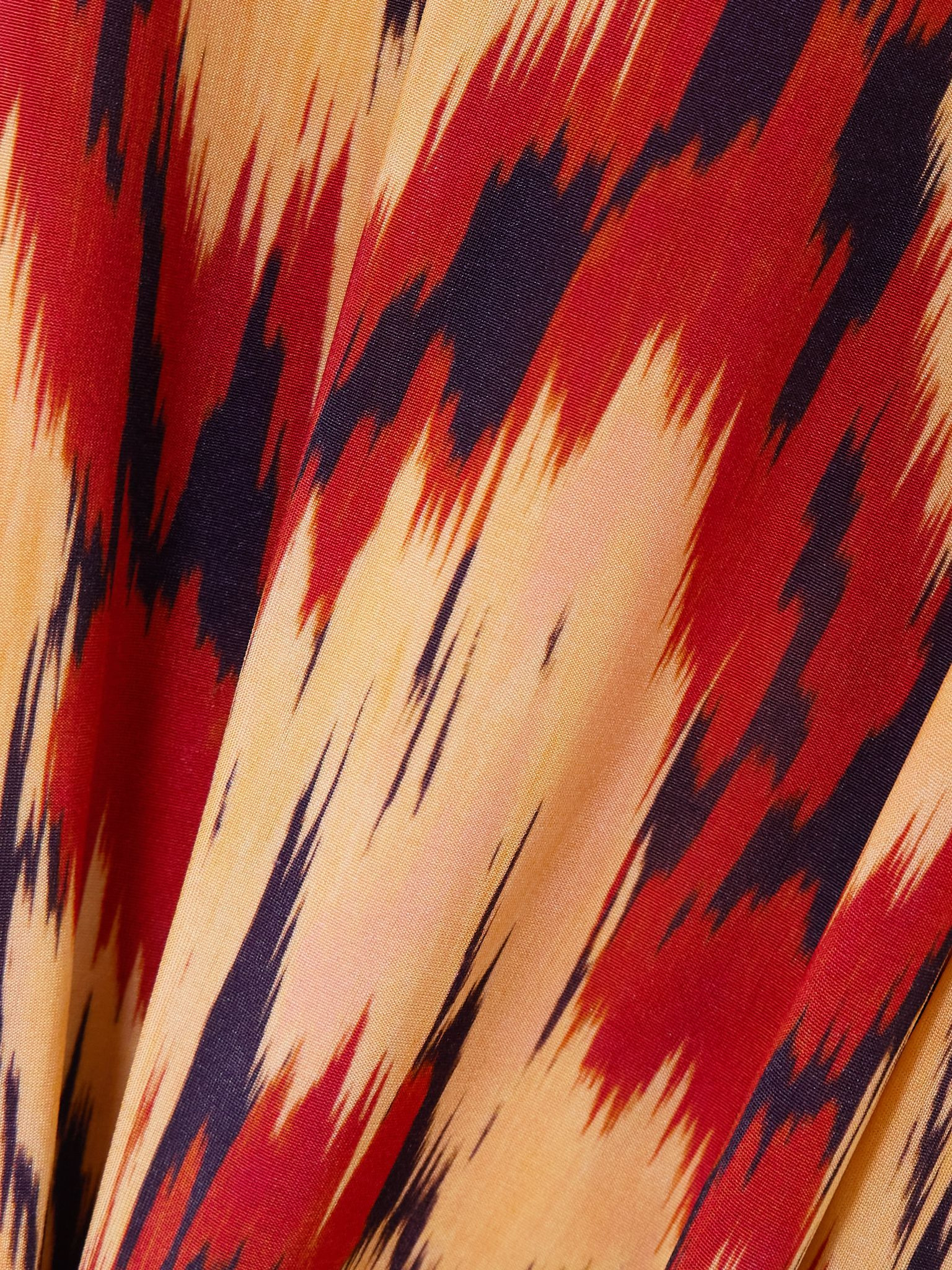 Orla printed stretch-jersey midi dress Multi - 4