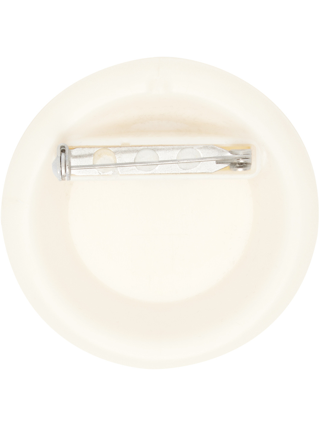 Beige Security Tag Brooch - 2