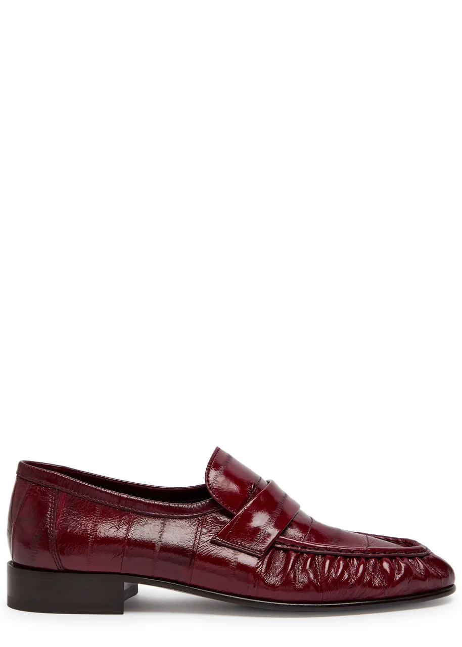 The Row Soft 25 Patent Leather Loafers - 1