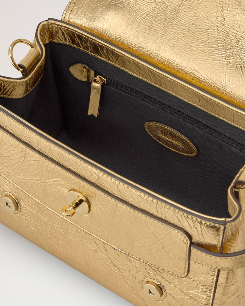 Mini Alexa Somerset Gold Crinkled Metallic 5