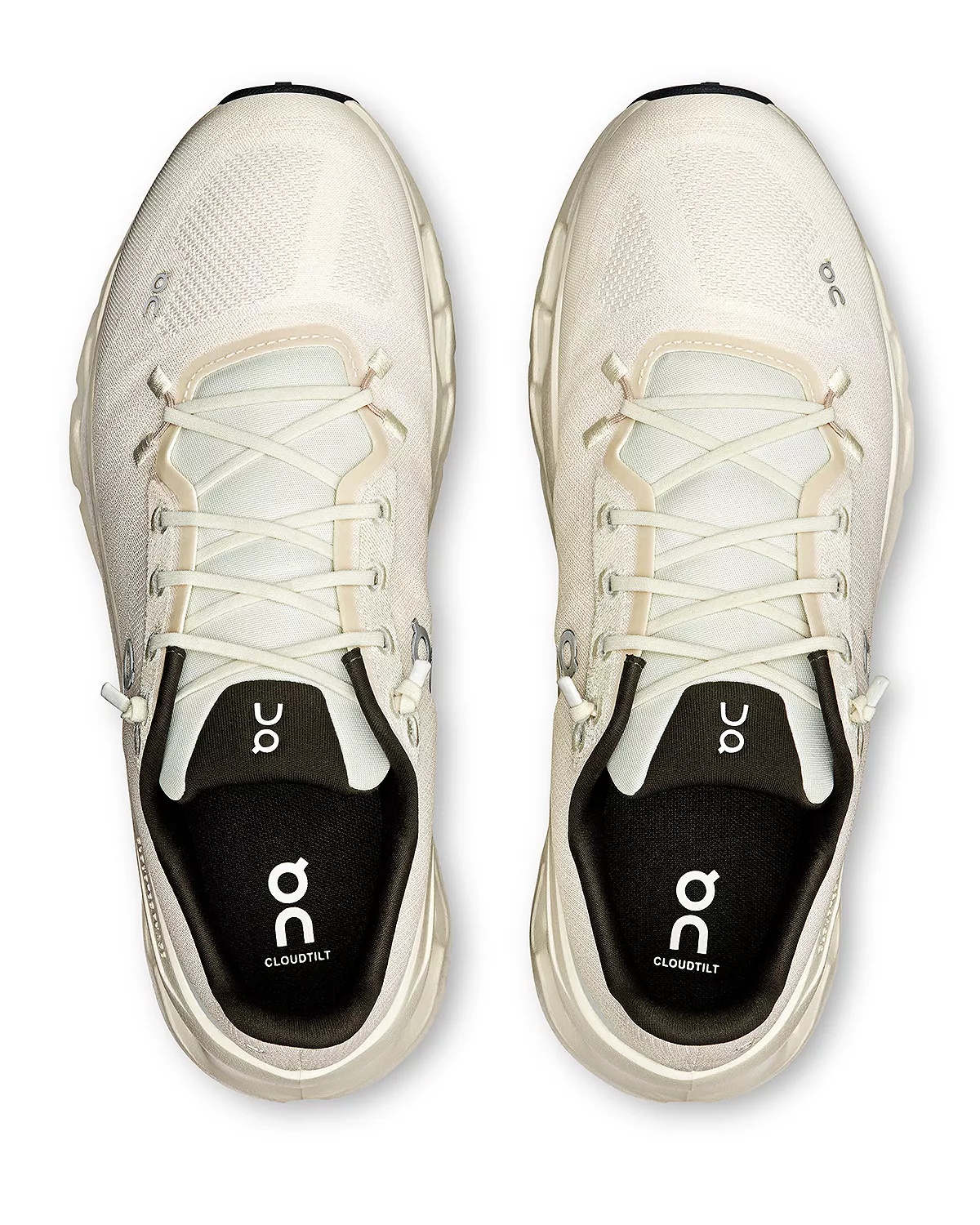 Men's Cloudtilt Sneakers in Black/Ivory - 2