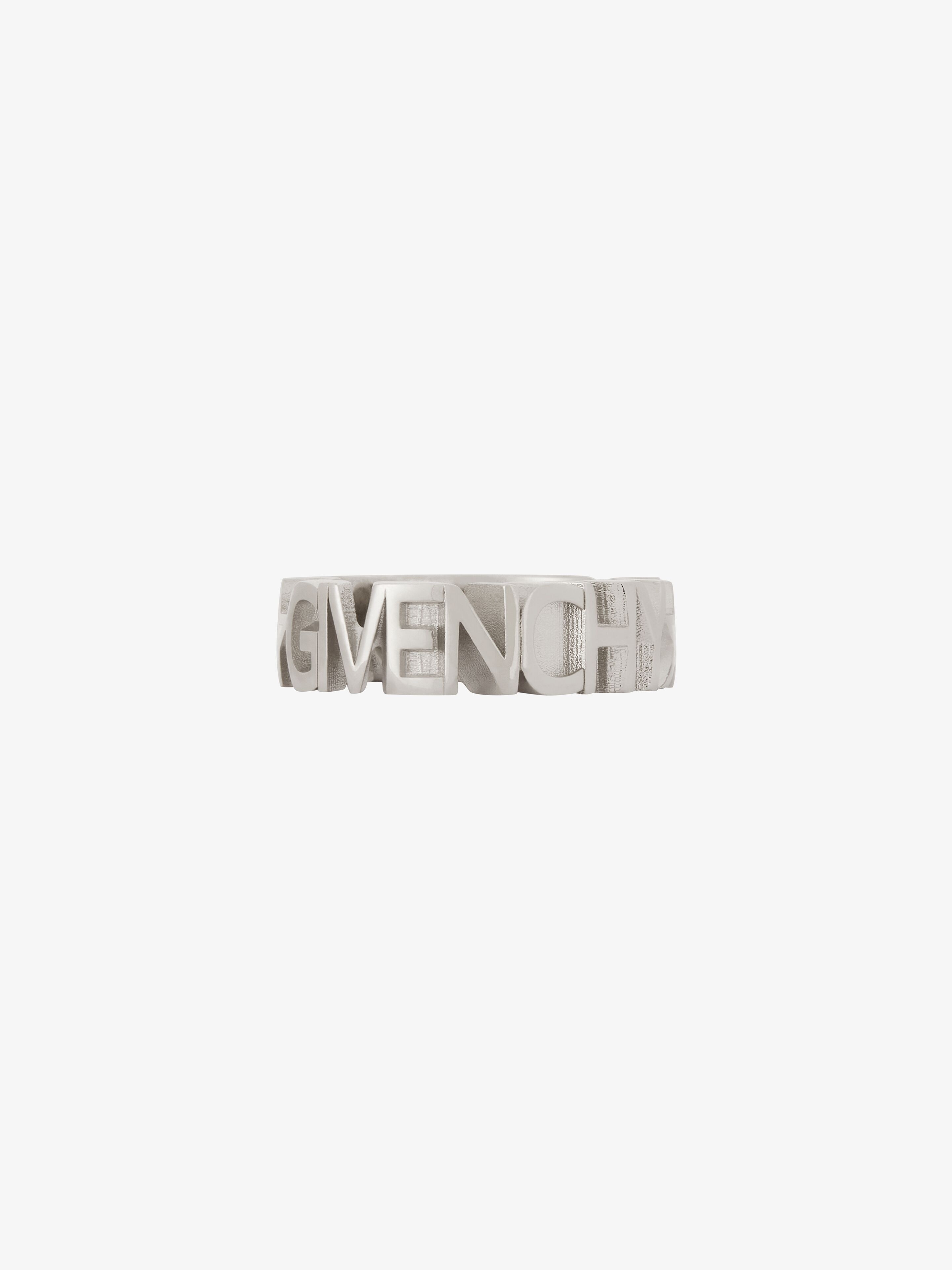 GIVENCHY BSTROY RING IN METAL AND ENAMEL - 2