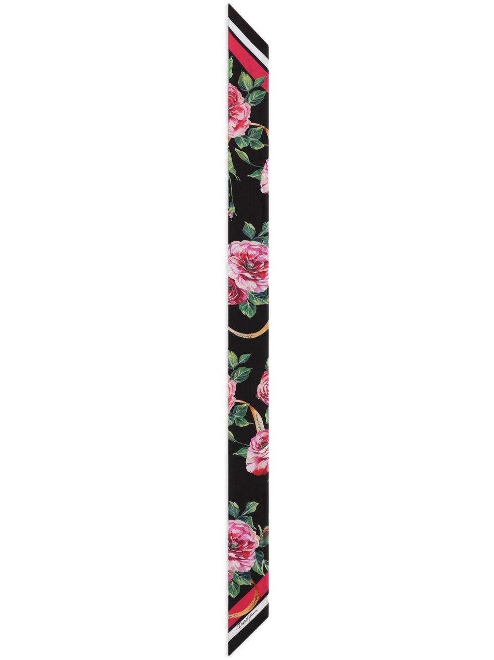 floral-print neckerchief - 1