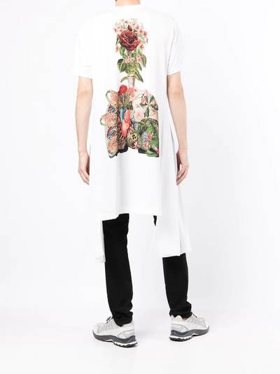Comme des Garçons Homme Plus asymmetric oversized T-shirt outlook
