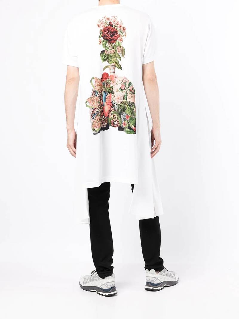 Comme des Garçons Homme Plus asymmetric oversized T-shirt outlook
