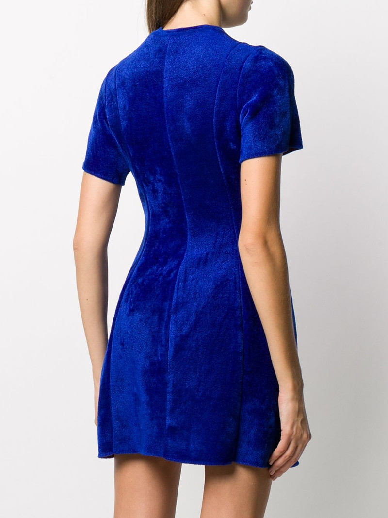 cinched waist knitted dress 4