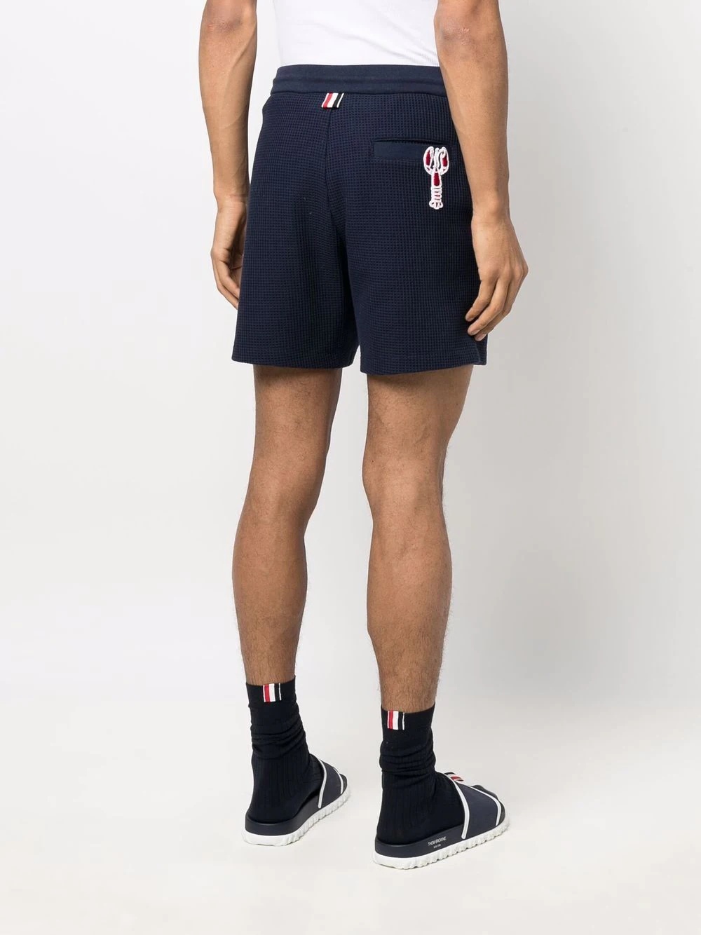 logo-patch track shorts - 4