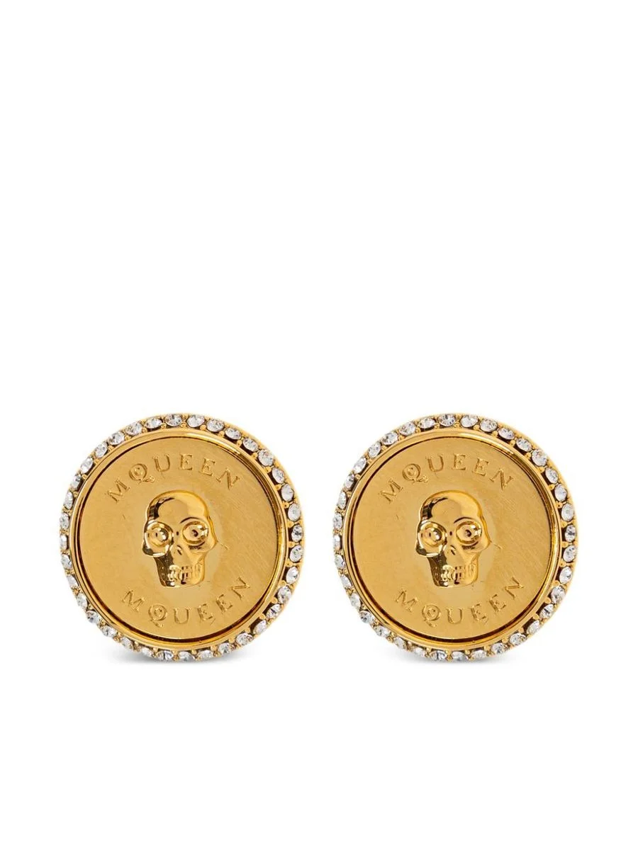 Alexander McQueen "Sovereign Skull" Earrings - 1