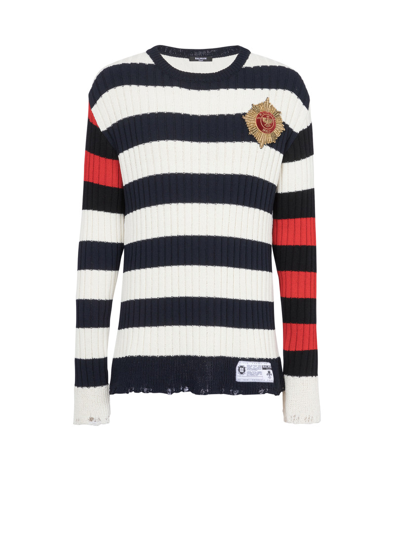 Destroyed nautical sweater 1