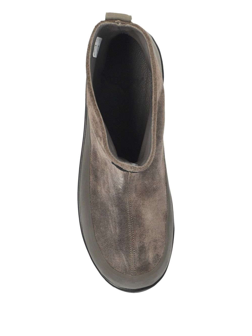 suede logo-patch ankle boots - 3