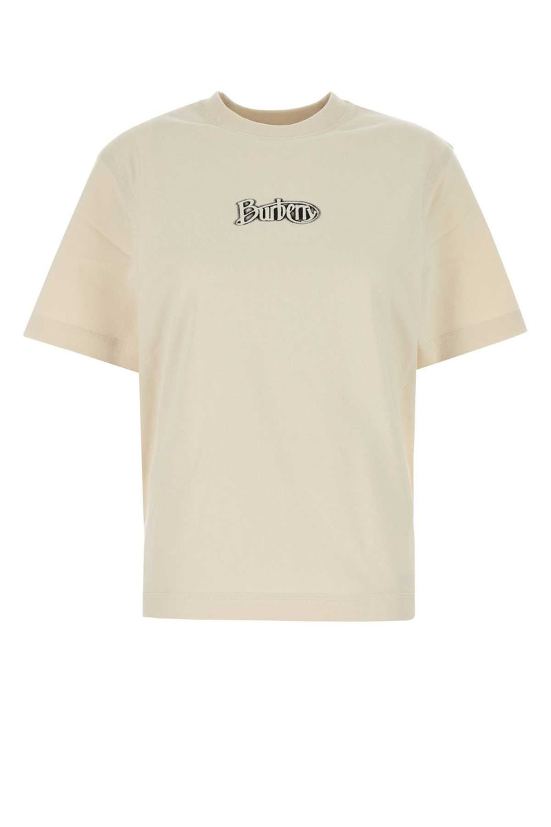 Burberry Women Sand Cotton T-Shirt - 1