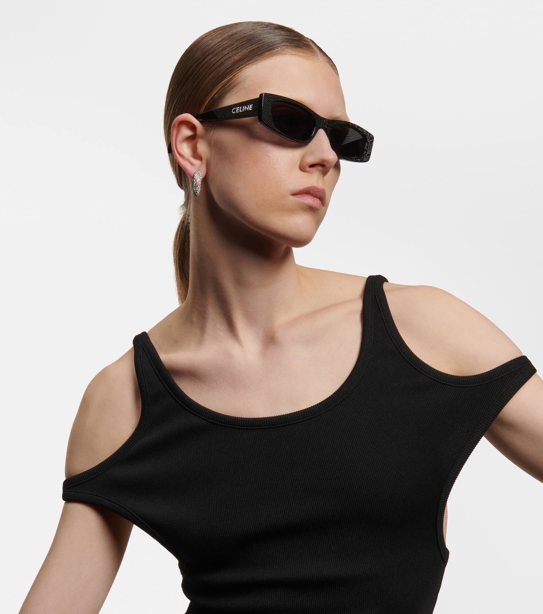 Embellished rectangular sunglasses - 5