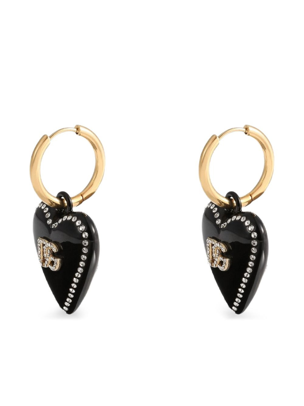 heart drop earrings - 3