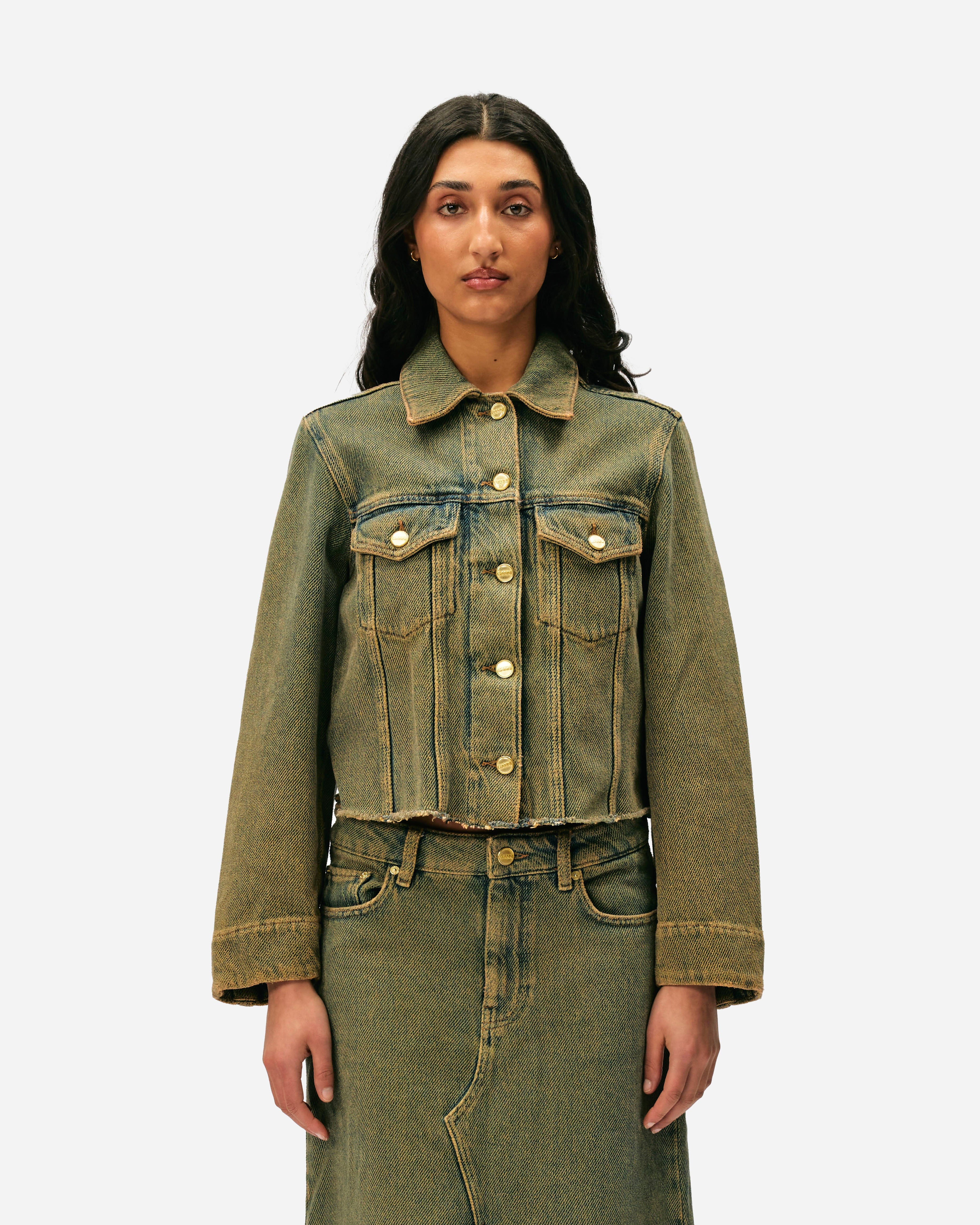 Overdyed Heavy Denim Jacket - 2
