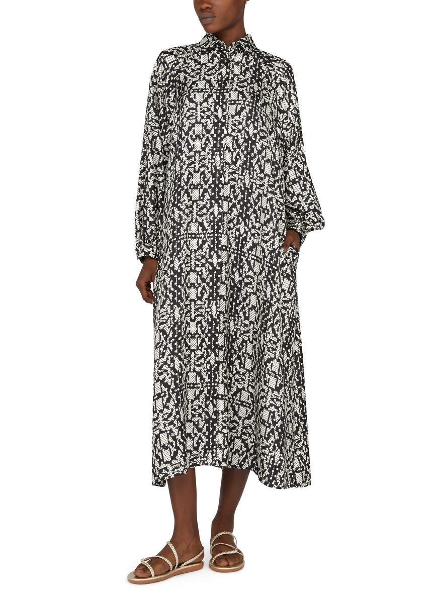 Max Mara Alpe printed midi dress | 24s | REVERSIBLE