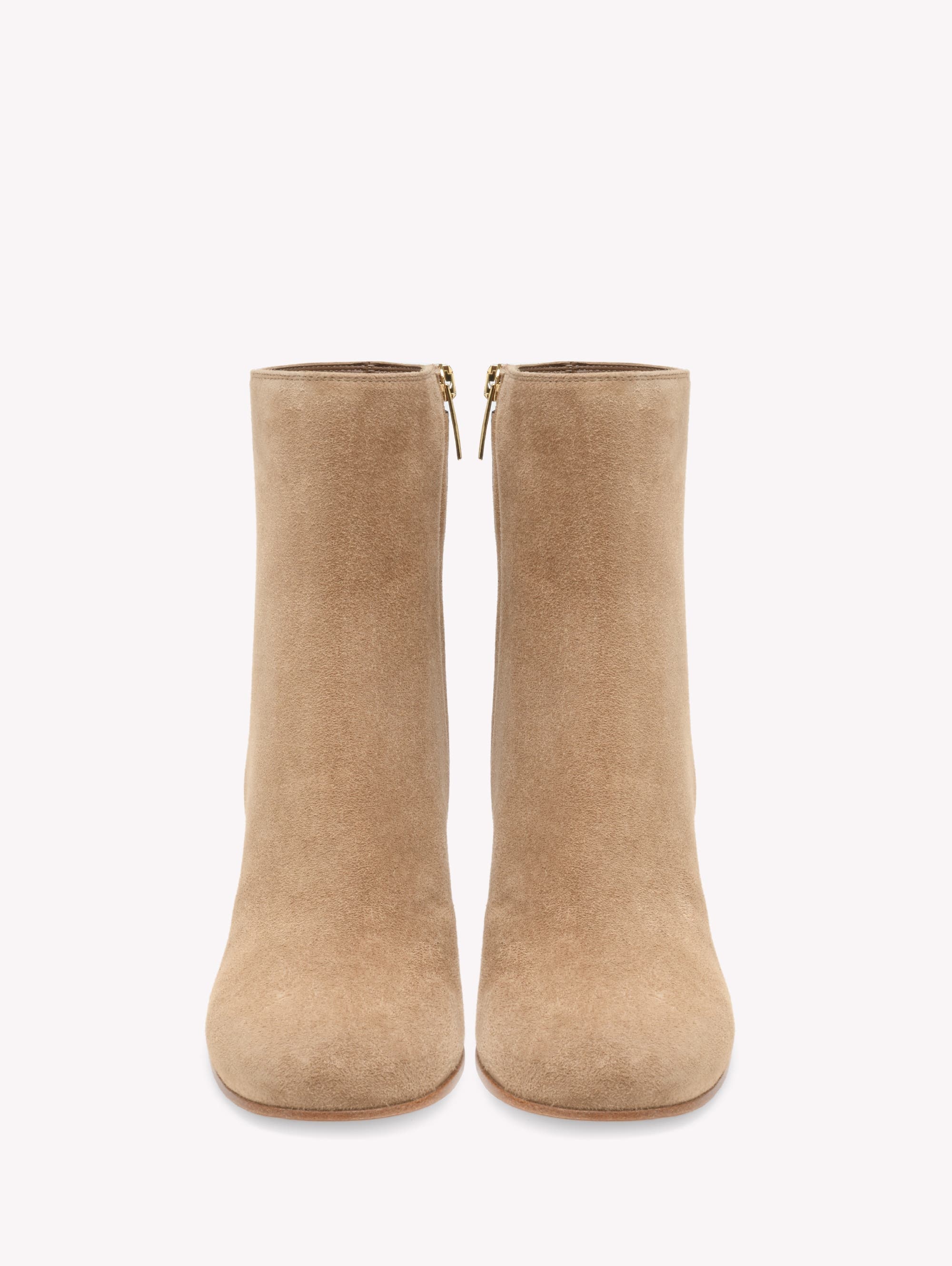 Gianvito Rossi Joelle Booties in Brown at Nordstrom - 3