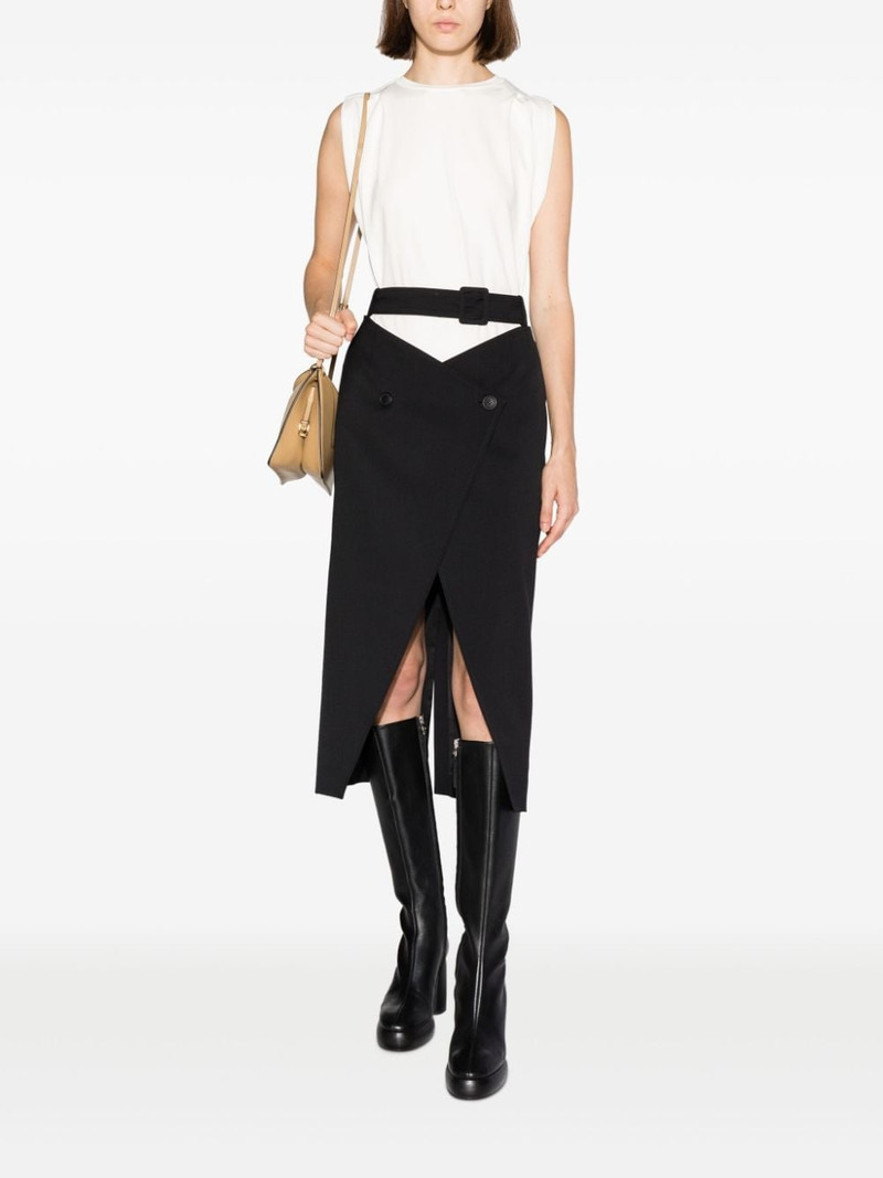 MICHAEL KORS pleat-detailing tank top outlook