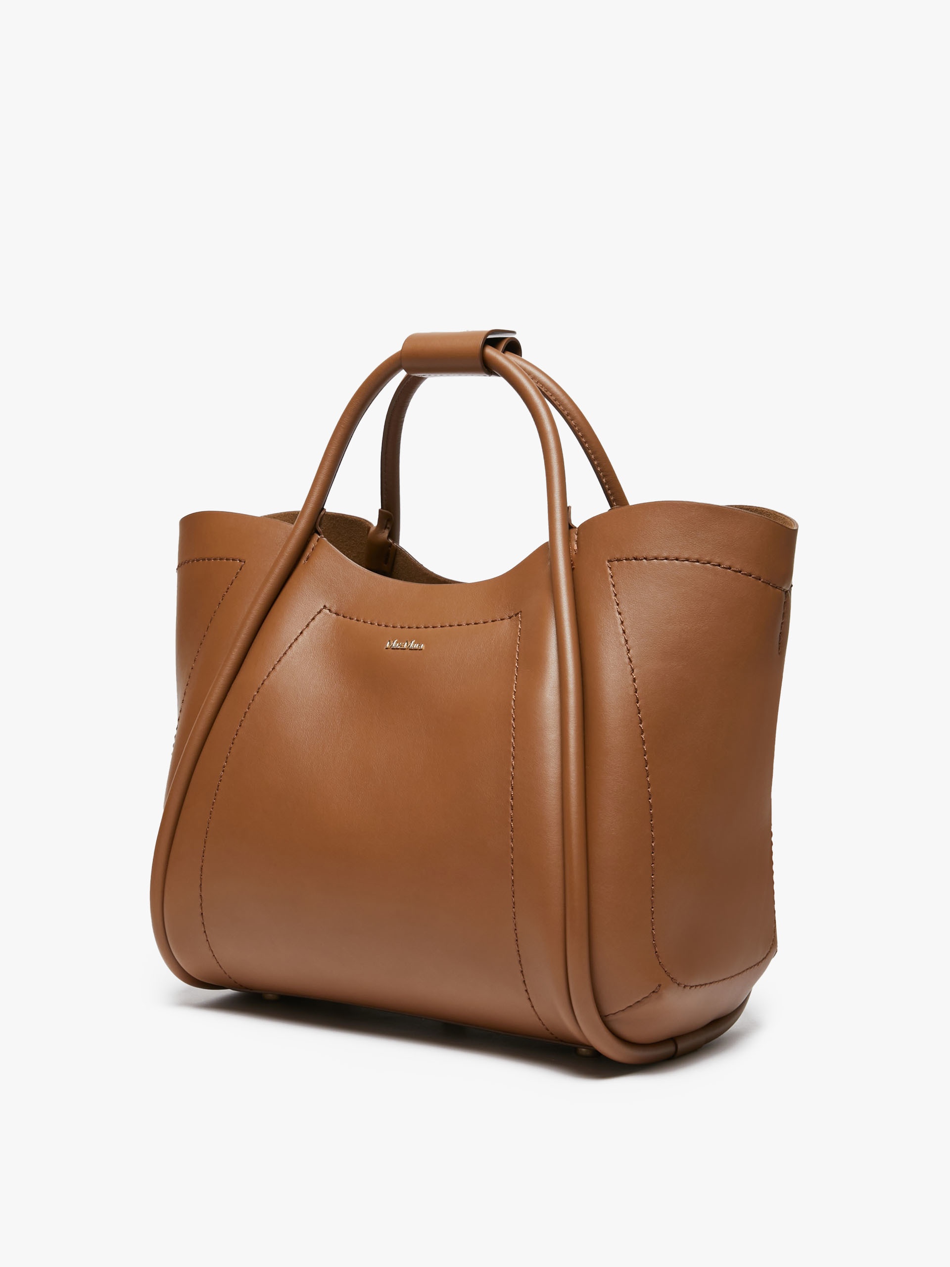直営♪Max Mara Accessori レザー Marineハンドバッグ MARINM Women's Bags: Handbags, Shoulder Bags, Pochettes & Clutches
