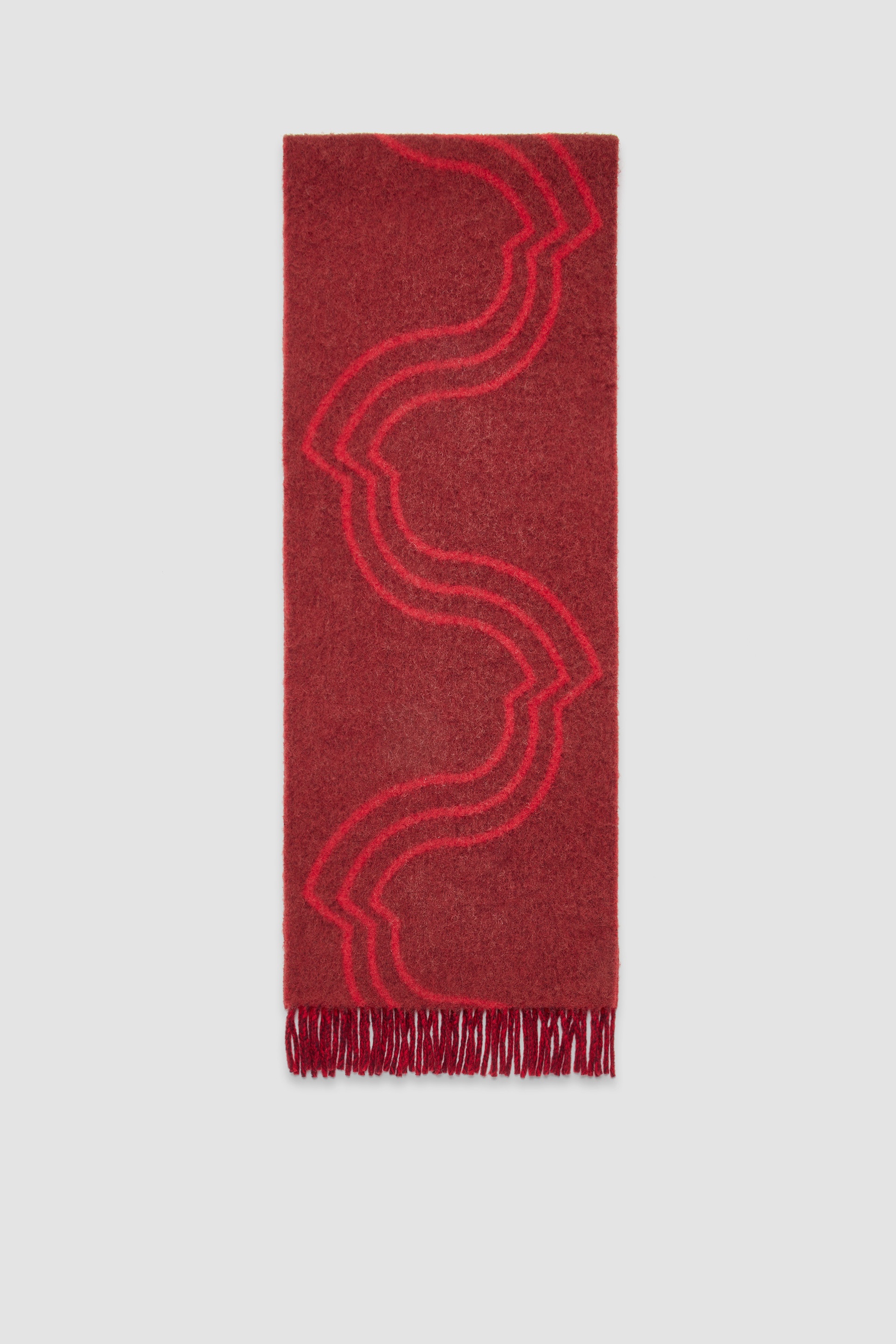 Wool & Alpaca Logo Scarf - 1