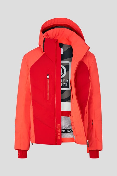 Felias down ski jacket in Red - 2