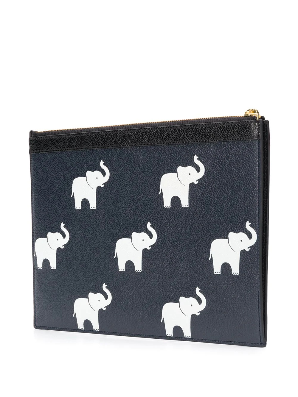 elephant print clutch bag - 3