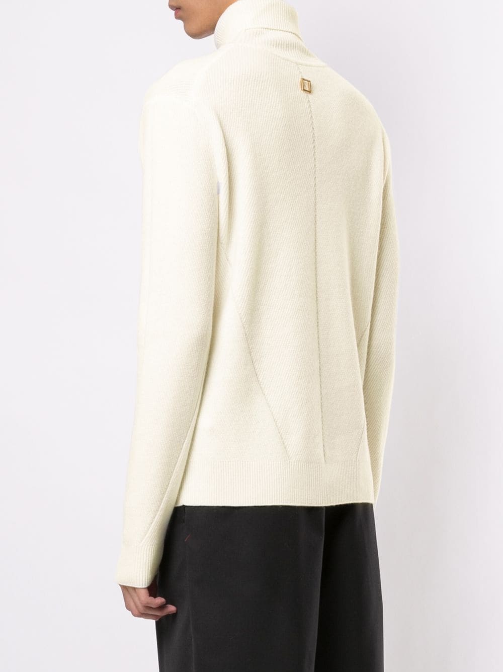 ribbed roll-neck sweater  - 4