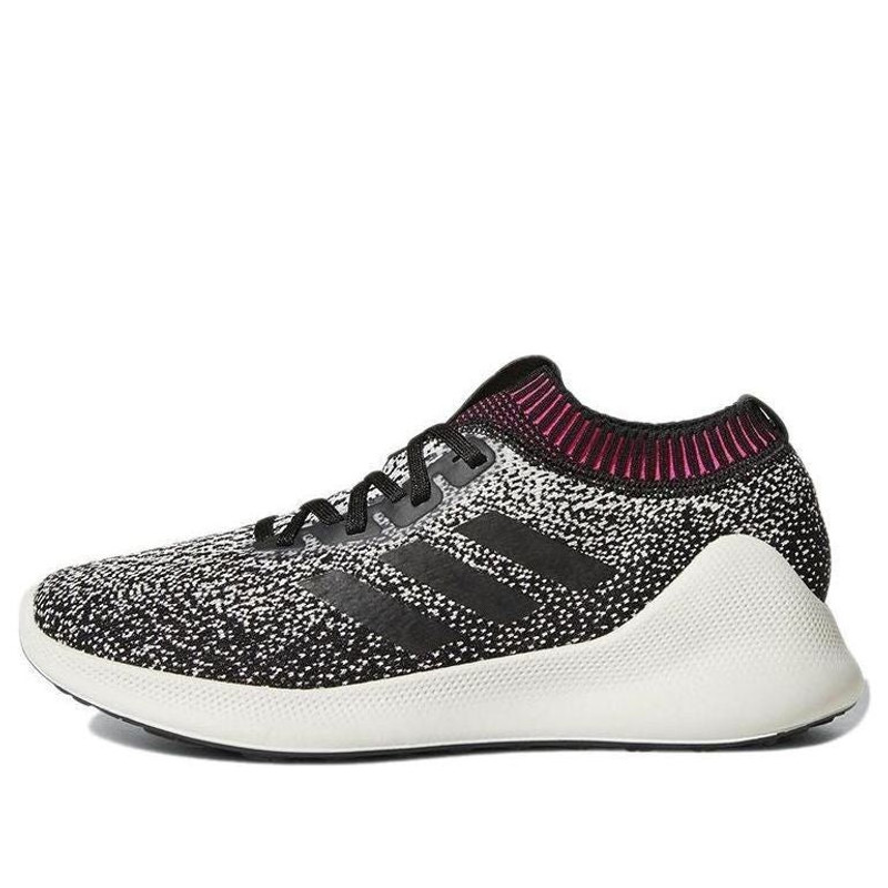 (WMNS) adidas Purebounce+ 'Core Black Chalk' B96494 - 1